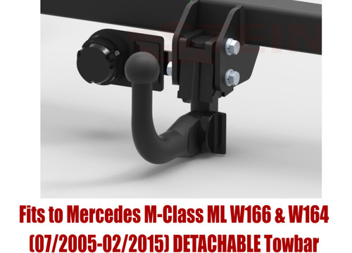 Detachable tow bar - detachable,