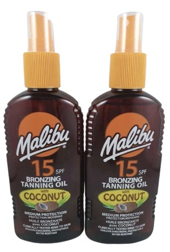 Malibu tanning oil spf15 - oil,