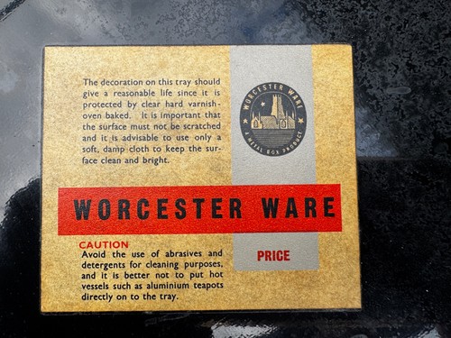Worcester ware tray - ware,