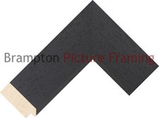 58mm Wide Black Flat Wood