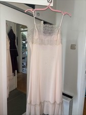 Vintage Pink Chiffon and Lace