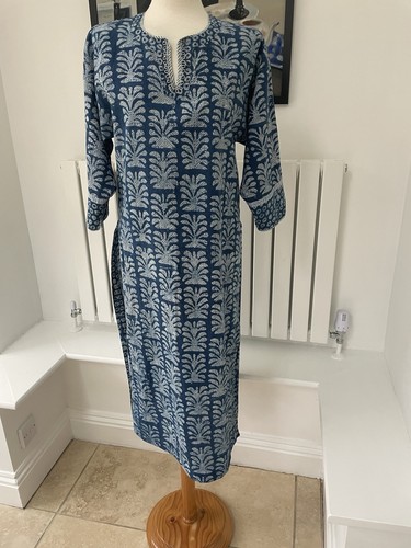 Women anokhi blue batik - blue,