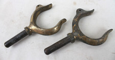 Vintage Pair  Oar Lock Horns