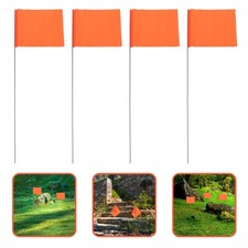 50Pcs Bright Flags Marking Flags for Irrigation and Gardening