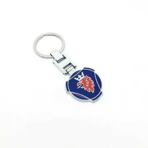 Metal car key ring - car,