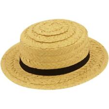 Straw Boater Hat St Trinians