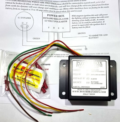 Boyer power box 12v - power, positive