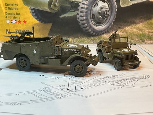 Italeri m3a1 white scout - white, &