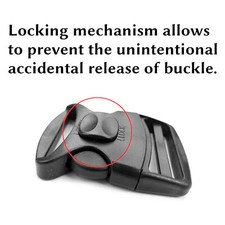 Side Release Buckles Lockable