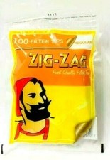 4 x Resealable Bags of ZIG ZAG REGULAR Cigarette 7mm Chunky FILTER TIPS