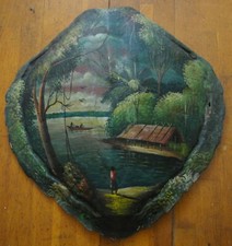 Large painted tortoise shell