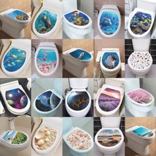 Toilet Seat Sticker Art WC