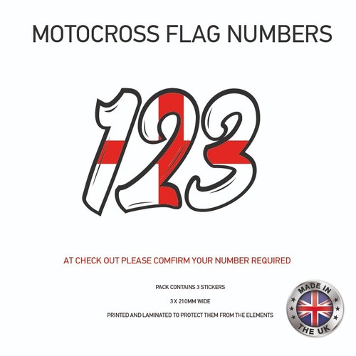 England flag race number - x,