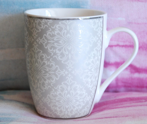 Aynsley silver brocade mug - aynsley,