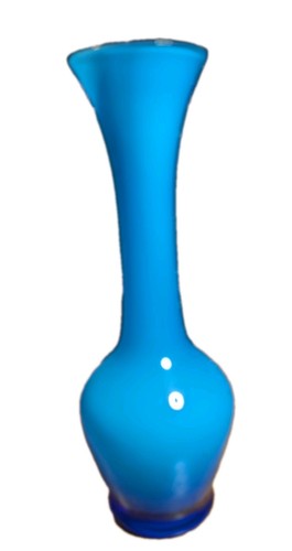 Vintage swedish mcm blue glass - mcm,