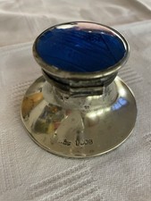 Ink Well Art Deco Silver