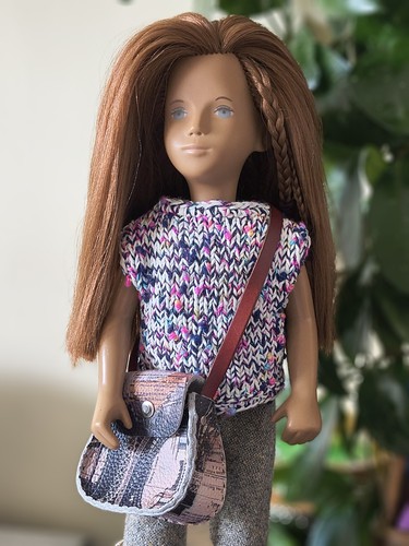 Sasha doll rerooted auburn - sasha,