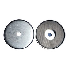 66mm Large Strong Round Pot Magnet Treasure Hunting Sea Fishing Clamping 39KG