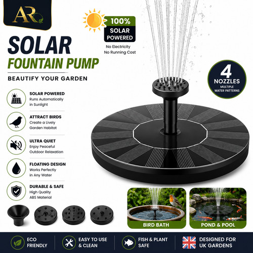 Solar powered floating - solar, pump