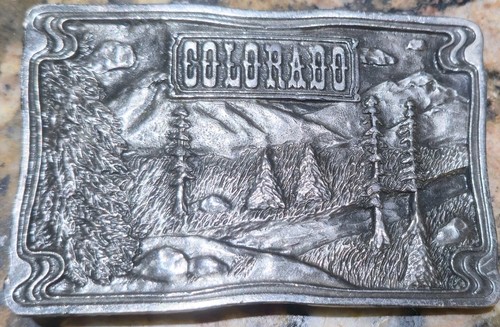 Vintage colorado belt - colorado, buckle