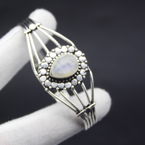 Rainbow moonstone gemstone 925 - rainbow,