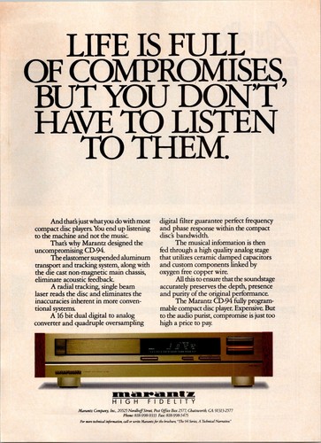 1980s marantz cd - •, cd-94