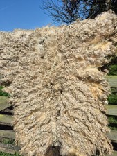 Naturally felted raw wool