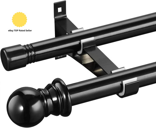 Double curtain pole - curtain,