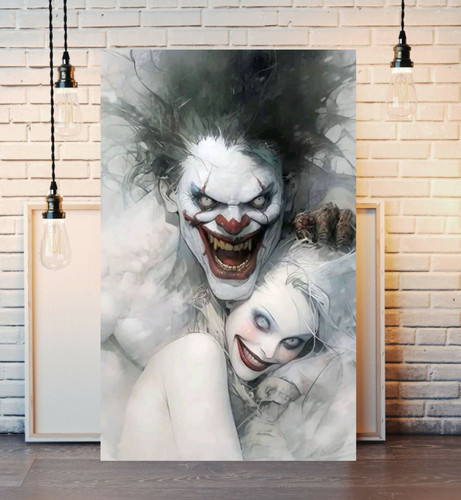 Scary harley quinn the joker - scary,
