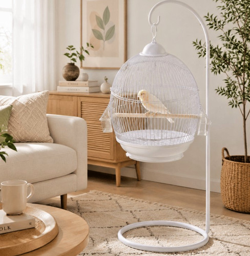 Small bird cage - bird, stand