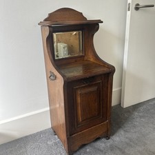 Antique Edwardian Oak Coal