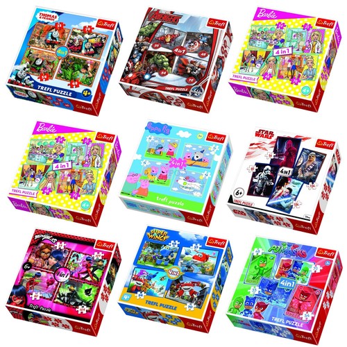 Trefl 4in1 jigsaw - trefl, puzzles