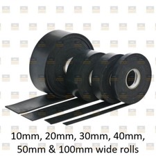 Neoprene Rubber Strip Many Widths & Thicknesses - 1m, 2.5m, 5m, 7.5m & 10m Rolls