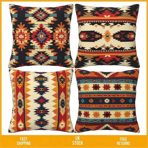 Boho aztec tribal cushion - aztec,