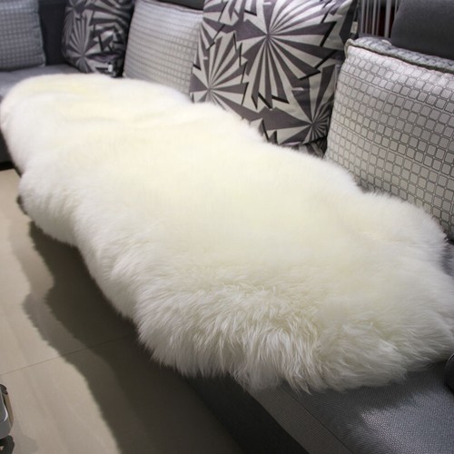 Large soft fluffy faux - fluffy, fur