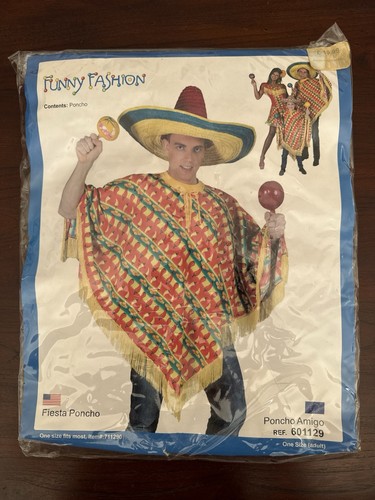 Mexican poncho adult - poncho, fancy