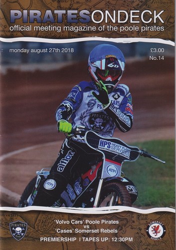 Speedway programme poole - speedway,
