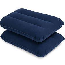 2x Inflatable Travel Pillow