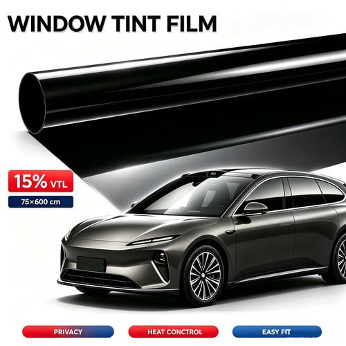 75cmx6m vlt window tint - 5%,