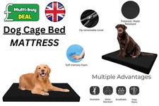 Dog Cage Bed Waterproof Heavy Duty Pet Crate Mattress Hygienic Tough Cushion Mat
