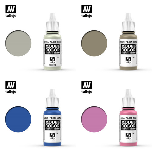 Vallejo model color paints - vallejo,