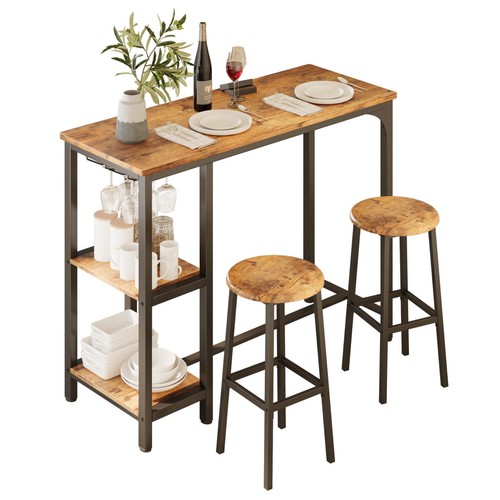 Bar table set with - bar, 2