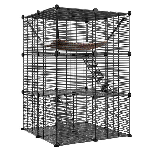 Large cat cage tier - cat,