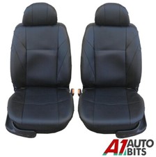 Front Black Leatherette Seat Covers For Opel Vauxhall Combo Vivaro Movano New