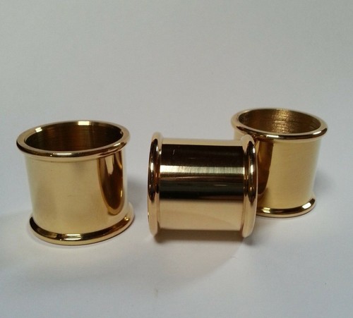 Mixed beaded brass - 3, collars