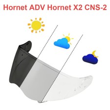 Photochromic Face Shield Helmet Visor Replace Len  for Hornet ADV X2 CNS-2