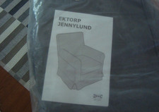 IKEA Ektorp JENNYLUND Chair Cover Jennylund Armchair Slipcover NORDVALLA Gray