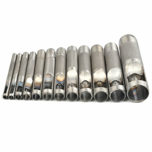 Leather hole punch tool iron - hole,