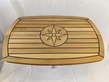 Barrel Folding Teak Table Top