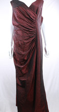 ATTIRE Couture Burgundy Red